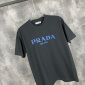 Replica Prada Letter logo couple short sleeve T-shirt