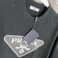 Replica Prada Letter logo couple short sleeve T-shirt