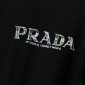 Replica Prada Letter logo couple short sleeve T-shirt