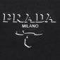 Replica Prada Three-dimensional pressed cotton T-shirt