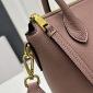 Replica Prada logo leather handbag