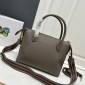 Replica Prada logo leather handbag