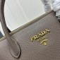 Replica Prada logo leather handbag