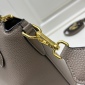 Replica Prada logo leather handbag