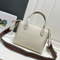 Replica Prada logo leather handbag