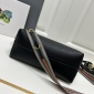 Replica Prada logo leather handbag