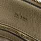 Replica Prada - leather tote bag - women - Calf Leather/Leather/Nylon/Metal - OS - Grey