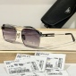 Replica Prada Gradient color square frame sunglasses