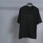 Replica Prada Short sleeved monogram embroidered logoT shirt