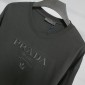 Replica Prada Short sleeved monogram embroidered logoT shirt