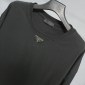 Replica Prada Metal triangle label fashion round neck short sleeve