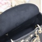 Replica DIOR Four check sheepskin badge wide shoulder strap bagDIOR Four check sheepskin badge wide shoulder strap bag