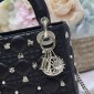 Replica DIOR Three frame sheepskin chain shoulder strap bag