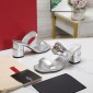 Replica VALENTINO GARAVANITAN-GO Cowhide slippers with thick heels