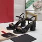 Replica VALENTINO GARAVANITAN-GO Cowhide slippers with thick heels