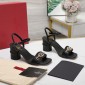 Replica VALENTINO GARAVANITAN-GO Cowhide slippers with thick heels