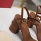 Replica VALENTINO GARAVANITAN-GO Cowhide slippers with thick heels