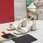 Replica VALENTINO GARAVANITAN-GO Cowhide slippers with thick heels