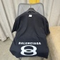 Replica Balenciaga 24s Paris patchwork jersey short sleeve