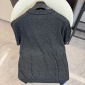 Replica Givenchy Jacquard letter logo round neck knitted short sleeve T-shirt