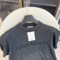 Replica Givenchy Jacquard letter logo round neck knitted short sleeve T-shirt