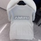 Replica AMIRI Short sleeve knit T-shirt with simple logo elements on the chest