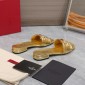 Replica VALENTION Small V button deep mouth half drag flat slippers