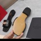 Replica VALENTION Small V button deep mouth half drag flat slippers