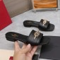 Replica VALENTION Small V button deep mouth half drag flat slippers