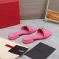 Replica VALENTION Small V button deep mouth half drag flat slippers