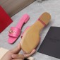 Replica VALENTION Small V button deep mouth half drag flat slippers