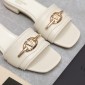 Replica VALENTION Small V button deep mouth half drag flat slippers