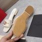 Replica VALENTION Small V button deep mouth half drag flat slippers