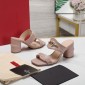 Replica VALENTINO GARAVANITAN-GO Cowhide slippers with thick heels