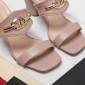 Replica VALENTINO GARAVANITAN-GO Cowhide slippers with thick heels