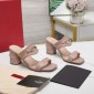 Replica VALENTINO GARAVANITAN-GO Cowhide slippers with thick heels