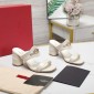 Replica VALENTINO GARAVANITAN-GO Cowhide slippers with thick heels