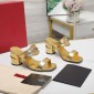 Replica VALENTINO GARAVANITAN-GO Cowhide slippers with thick heels