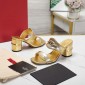 Replica VALENTINO GARAVANITAN-GO Cowhide slippers with thick heels