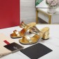 Replica VALENTINO GARAVANITAN-GO Cowhide slippers with thick heels