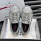 Replica Prada Enamelled triangular metal logo sneaker