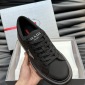 Replica Prada Enamelled triangular metal logo sneaker