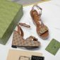 Replica Gucci Marmont Gg Platform Sandals Heels