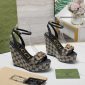 Replica Gucci Marmont Gg Platform Sandals Heels