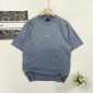 Replica Balenciaga 2024 SS front and back classic monogram embroidered short sleeve T-shirt