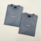 Replica Balenciaga 2024 SS front and back classic monogram embroidered short sleeve T-shirt