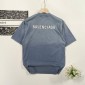 Replica Balenciaga 2024 SS front and back classic monogram embroidered short sleeve T-shirt