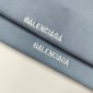 Replica Balenciaga 2024 SS front and back classic monogram embroidered short sleeve T-shirt