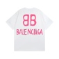 Replica Balenciaga BB back glow-in-the-dark graffiti short-sleeved T-shirt