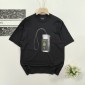 Replica Balenciaga 2024SS ticket passport tag LOGO printed short-sleeved T-shirt